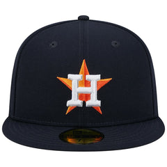 Houston Astros New Era 2017 World Series Team Color 59FIFTY Fitted Hat - Navy Hats