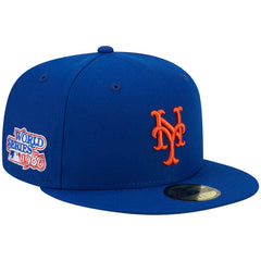 New York Mets New Era 1986 World Series Team Color 59FIFTY Fitted Hat - Royal Hats