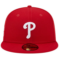 Philadelphia Phillies New Era 1980 World Series Team Color 59FIFTY Fitted Hat - Red Hats