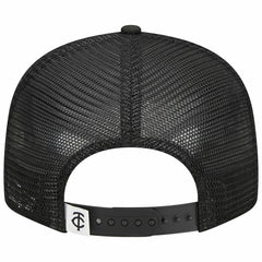 Minnesota Twins New Era Trucker 9FIFTY Snapback Hat - Black Hats