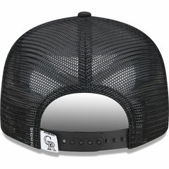 Colorado Rockies New Era Team Color Trucker 9FIFTY Snapback Hat - Black Hats
