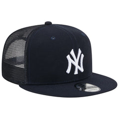New York Yankees New Era Team Color Trucker 9FIFTY Snapback Hat - Navy Hats