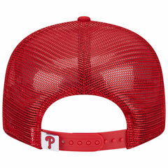 Philadelphia Phillies New Era Team Color Trucker 9FIFTY Snapback Hat - Red Hats