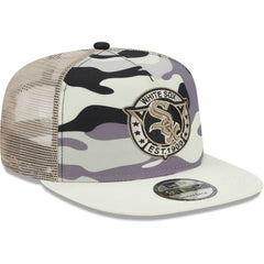 Chicago White Sox New Era Chrome Camo A-Frame 9FIFTY Trucker Snapback Hat - White Hats