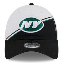 New York Jets New Era 2023 Sideline 9TWENTY Adjustable Hat - White/Black Hats