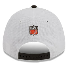 Cleveland Browns New Era 2023 Sideline 9FORTY Adjustable Hat - White/Brown Hats