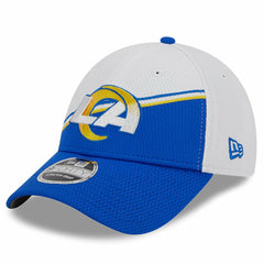 Los Angeles Rams New Era 2023 Sideline 9FORTY Adjustable Hat - White/Royal Hats