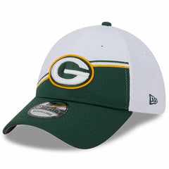 Green Bay Packers New Era 2023 Sideline 39THIRTY Flex Hat - White/Green Hats