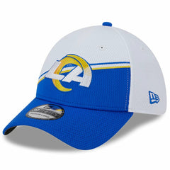 Los Angeles Rams New Era 2023 Sideline 39THIRTY Flex Hat - White/Royal Hats