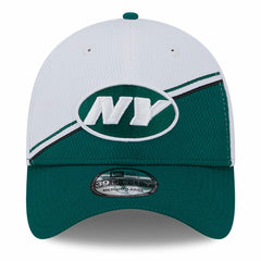 New York Jets New Era 2023 Sideline 39THIRTY Flex Hat - White/Green Hats