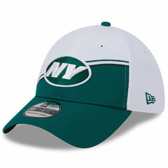New York Jets New Era 2023 Sideline 39THIRTY Flex Hat - White/Green Hats
