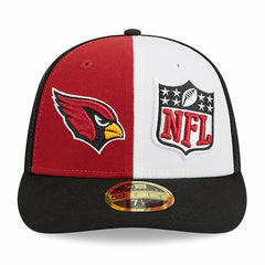 Arizona Cardinals New Era 2023 Sideline Low Profile 59FIFTY Fitted Hat - Cardinal/Black Hats