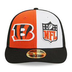 Cincinnati Bengals New Era 2023 Sideline Low Profile 59FIFTY Fitted Hat - Orange/Black Hats