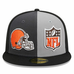 Cleveland Browns New Era 2023 Sideline 59FIFTY Fitted Hat - Gray/Black Hats