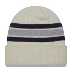 Dallas Cowboys New Era Vintage Cuffed Knit Hat - Cream Hats