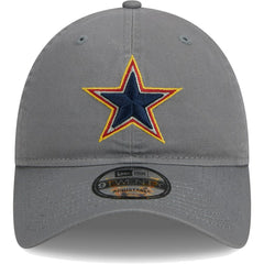 Dallas Cowboys New Era Color Pack 9TWENTY Adjustable Hat - Gray Hats