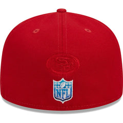 San Francisco 49ers New Era Gradient 59FIFTY Fitted Hat - Scarlet Hats
