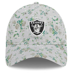 Las Vegas Raiders New Era Girls Youth Bouquet 9TWENTY Adjustable Hat - Gray Hats