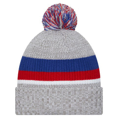 New York Giants New Era Youth Cuffed Knit Hat with Pom - Heather Gray Hats