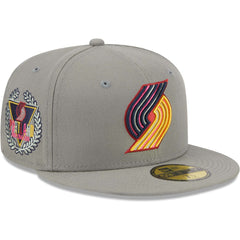 Portland Trail Blazers Color Pack 59FIFTY Fitted Hat Gray - New Era