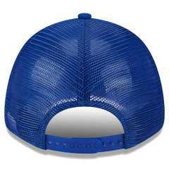 Golden State Warriors Plate Oversized Patch Trucker 9FORTY Adjustable Hat Royal - New Era outlet