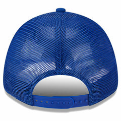 Philadelphia 76ers Plate Oversized Patch Trucker 9FORTY Adjustable Hat Royal - New Era