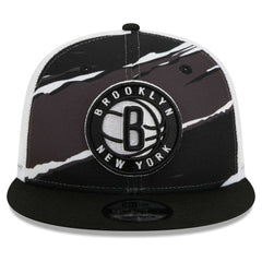 Brooklyn Nets Tear Trucker 9FIFTY Adjustable Hat Black/White - New Era