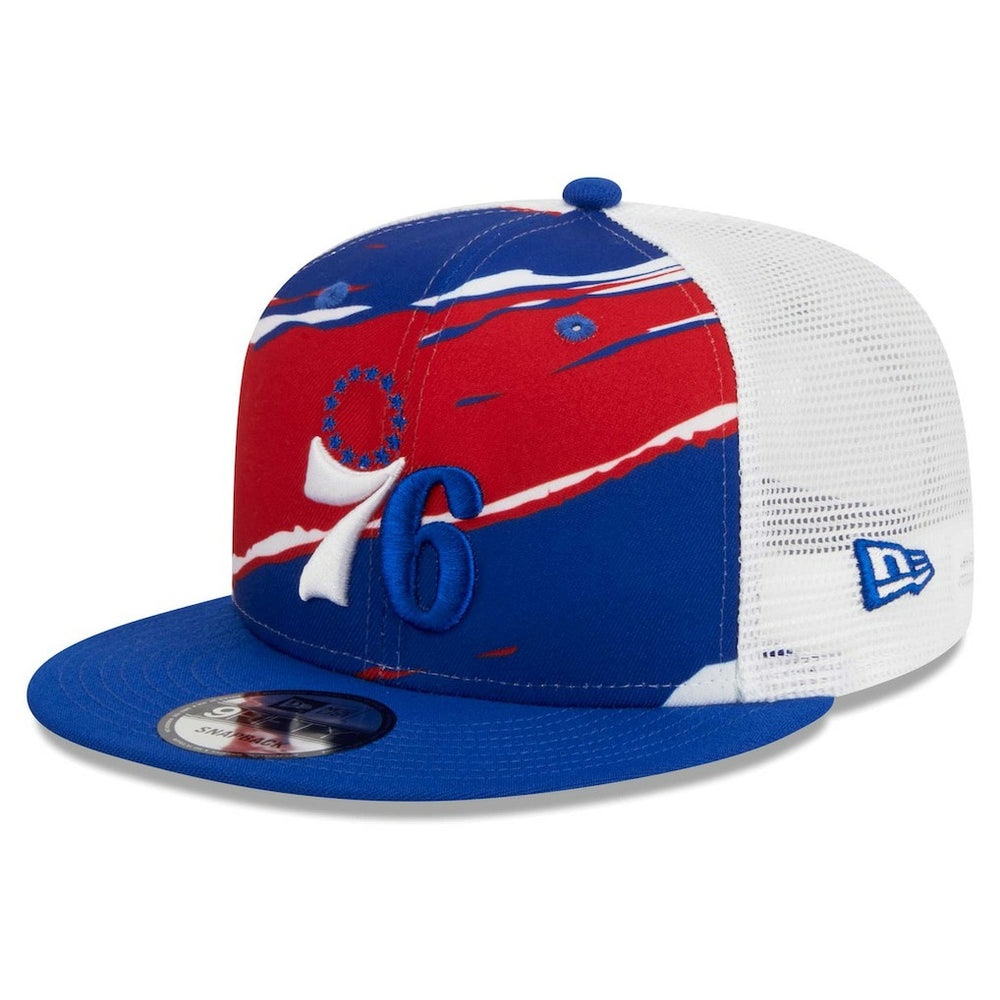 Philadelphia 76ers Tear Trucker 9FIFTY Adjustable Hat Royal/White - New Era