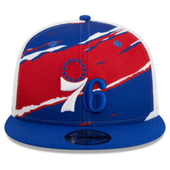Philadelphia 76ers Tear Trucker 9FIFTY Adjustable Hat Royal/White - New Era