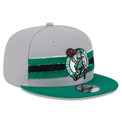 Boston Celtics Chenille Band 9FIFTY Snapback Hat Gray - New Era