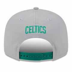 Boston Celtics Chenille Band 9FIFTY Snapback Hat Gray - New Era