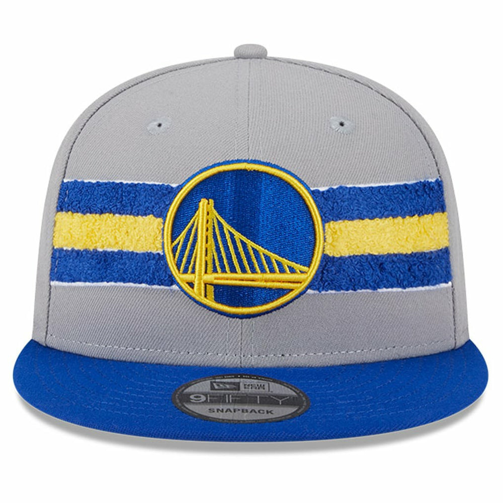 Golden State Warriors Chenille Band 9FIFTY Snapback Hat Gray - New Era