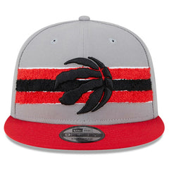 Toronto Raptors Chenille Band 9FIFTY Snapback Hat Gray - New Era