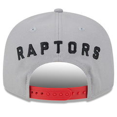 Toronto Raptors Chenille Band 9FIFTY Snapback Hat Gray - New Era