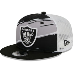 Las Vegas Raiders New Era Tear Trucker 9FIFTY Snapback Hat - Black Hats