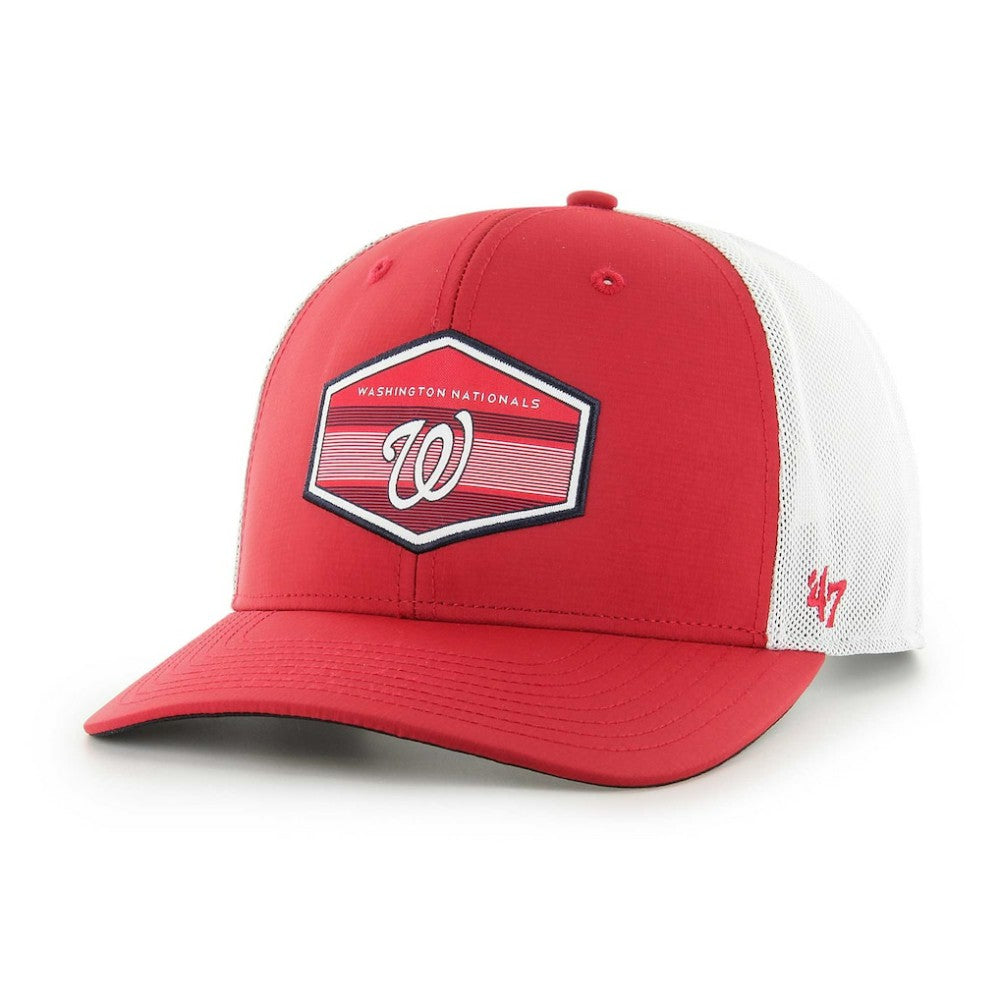 Washington Nationals '47 Burgess Trucker Snapback Hat - Red/White Hats