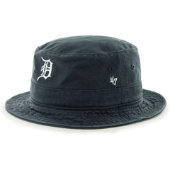 Detroit Tigers '47 Primary Bucket Hat - Navy Hats
