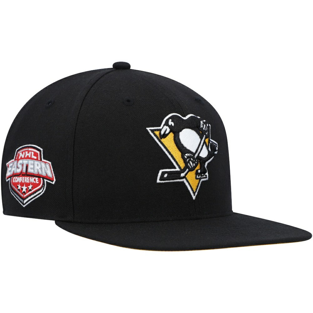 Pittsburgh Penguins '47 Sure Shot Captain Snapback Hat - Black | US 200021854