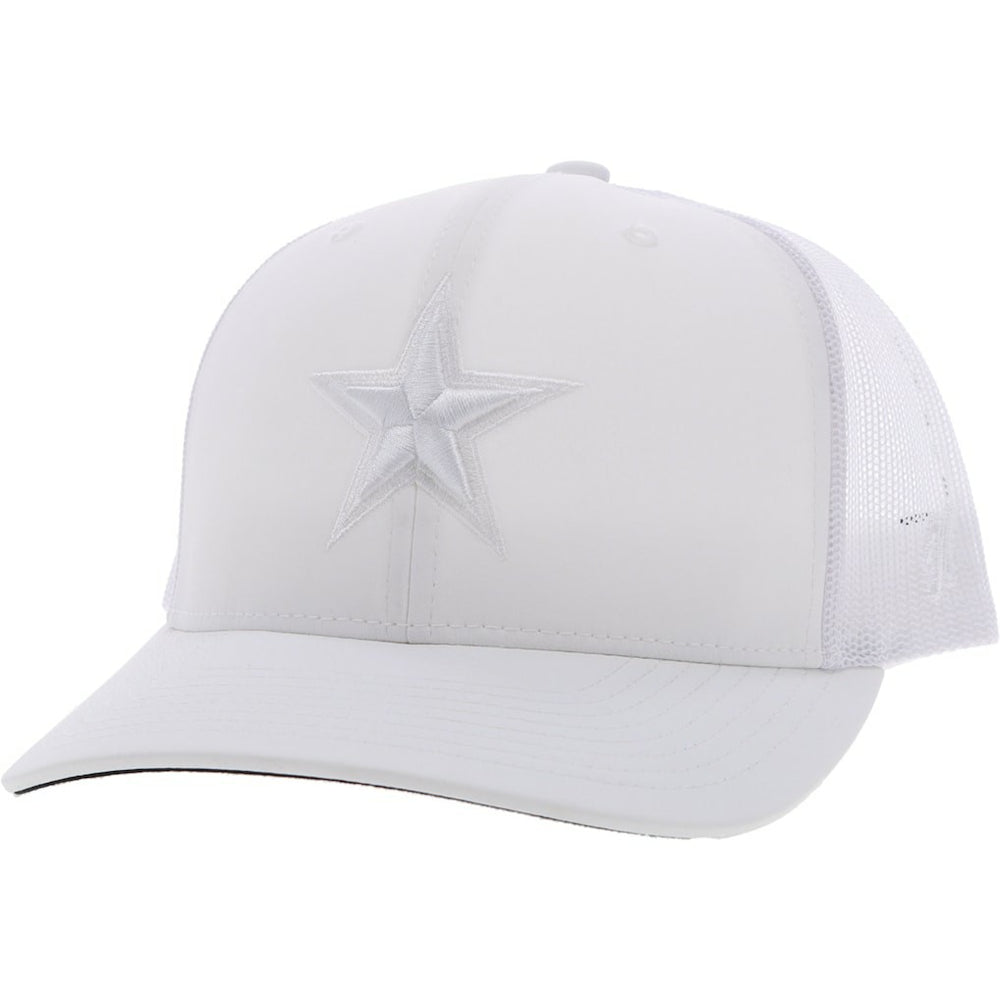 Dallas Cowboys HOOey Star Trucker Snapback Hat - White Hats