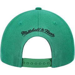 Boston Celtics MVP Team Two-Tone 2.0 Stretch-Snapback Hat Kelly Green/Black - Mitchell & Ness