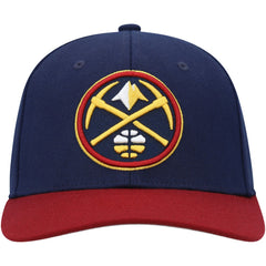 Denver Nuggets MVP Team Two-Tone 2.0 Stretch-Snapback Hat Navy/Red - Mitchell & Ness