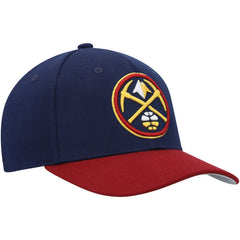 Denver Nuggets MVP Team Two-Tone 2.0 Stretch-Snapback Hat Navy/Red - Mitchell & Ness