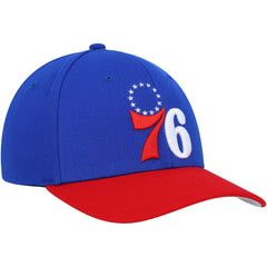 Philadelphia 76ers MVP Team Two-Tone 2.0 Stretch-Snapback Hat Royal/Red - Mitchell & Ness outlet