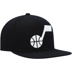 Utah Jazz Ground 2.0 Snapback Hat Black - Mitchell & Ness