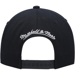 Utah Jazz Hardwood Classics Script 2.0 Snapback Hat Black - Mitchell & Ness
