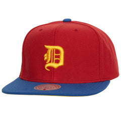 Detroit Tigers Mitchell & Ness Hometown Snapback Hat - Red/Royal Hats