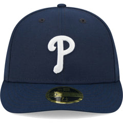 Philadelphia Phillies New Era Oceanside Low Profile 59FIFTY Fitted Hat - Navy Hats
