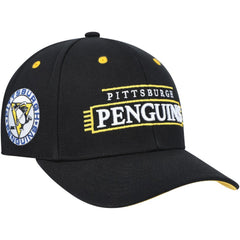 Pittsburgh Penguins Mitchell & Ness LOFI Pro Snapback Hat - Black | US 200023497