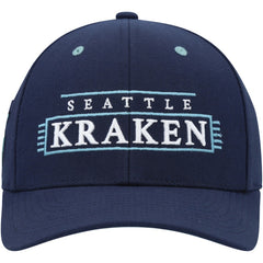Seattle Kraken Mitchell & Ness LOFI Pro Snapback Hat - Deep Sea Blue | US 200023501