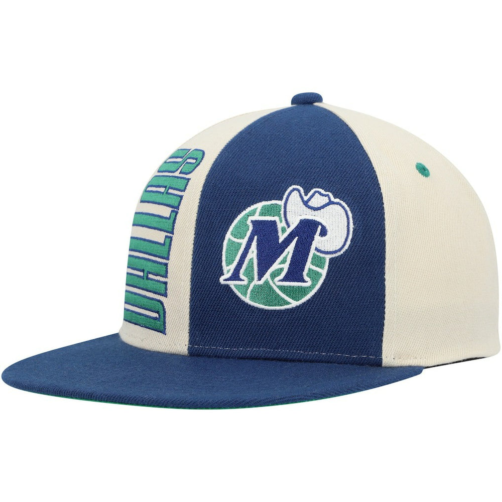 Dallas Mavericks Hardwood Classics Pop Snapback Hat Cream - Mitchell & Ness